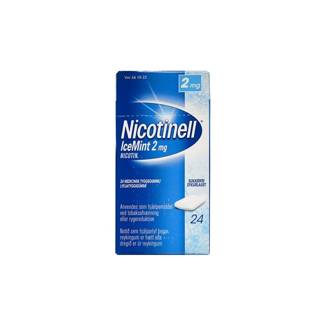 Nicotinell - IceMint medicinsk tyggegummi 24 stk. (561022)