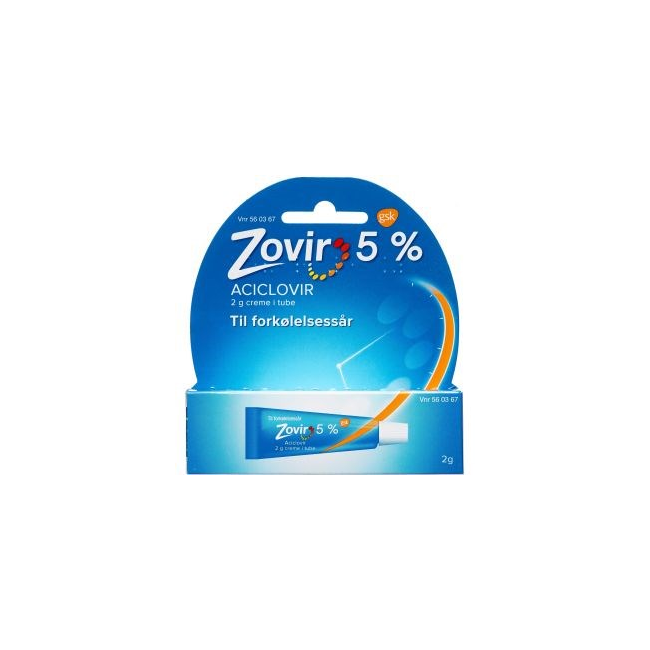 Zovir creme, 50 mg/g - 2 g (560367)