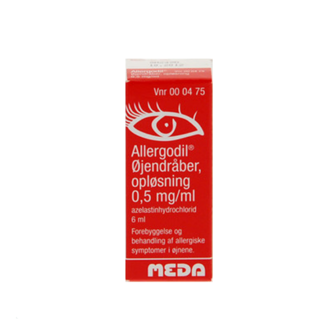 Allergodil - øjendråber, opløsning, 0,05% - 6 ml (000475)