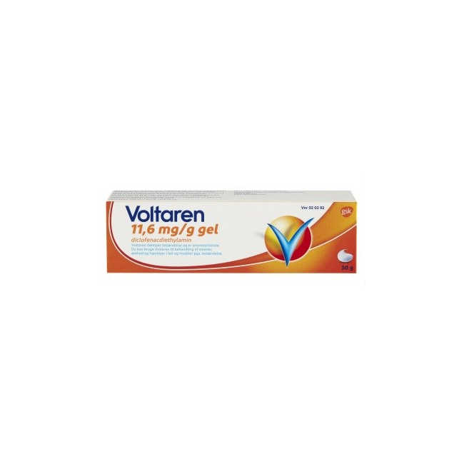 Voltaren gel, 11,6 mg/g - 50 g (020292)