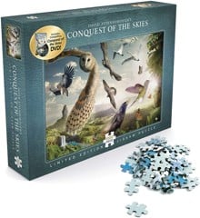 David Attenborough - Conquest of the Skies - Puzzle 1000 + DVD