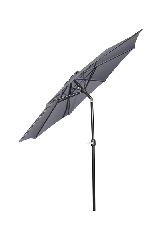 Buy Living Outdoor Felix Parasol With Crank Tilt O 3 Meter Black Grey