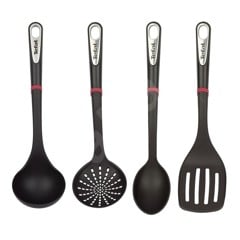 Tefal - Ingenio Tools Spatula Set Of 4 - Black (K206S414)