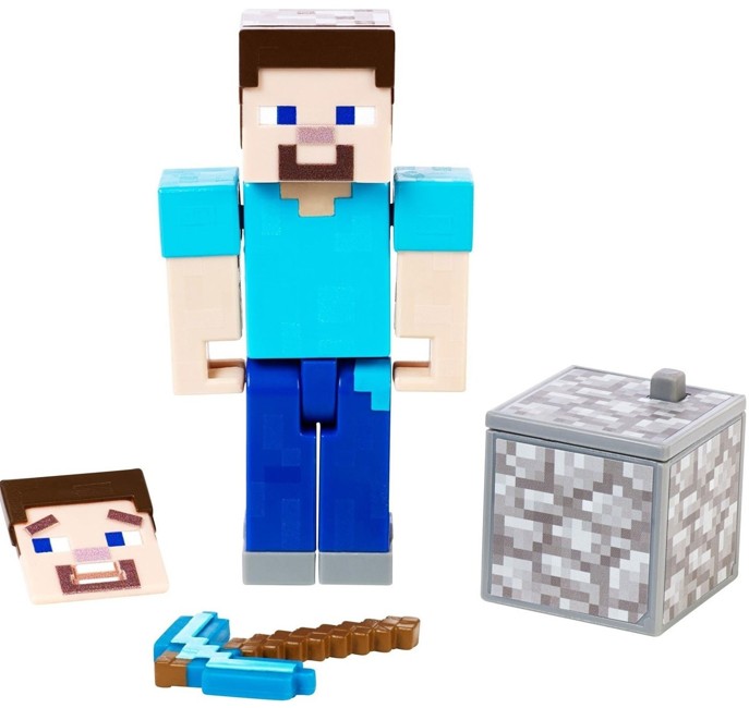 Minecraft - Comic Mode 8 cm Figur - Steve (GCC13)