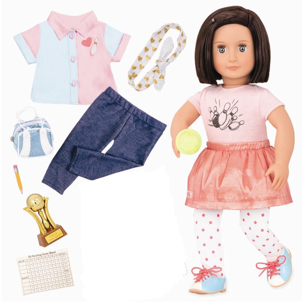 Our Generation - Evelyn Doll  with accessories (731165)