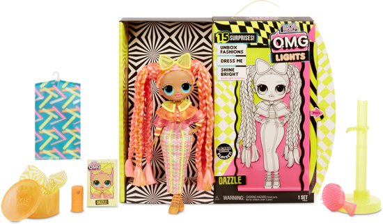 Köp L.O.L. Surprise OMG Doll Lights Series Glitter Queen Handla L.O.L. Surprise! LOL Shine Bright Glitter Mini