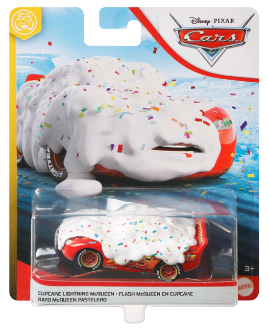 Cars 3 - Die Cast - Cupcake Lightning McQueen (GKB29)