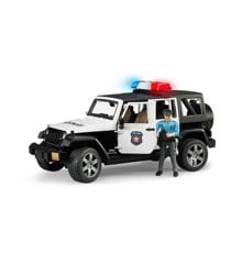 Bruder - Jeep Wrangler Rubicon Politibil med politimand (02526)