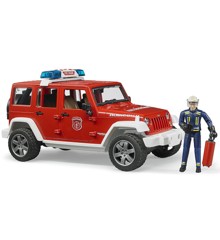 Bruder - Jeep Wrangler Unlimited Rubicon Fire Dept vehicle with fireman (02528)