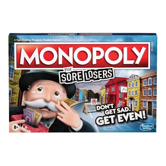 Hasbro Gaming - Monopoly Sore Losers Edition (Dansk)