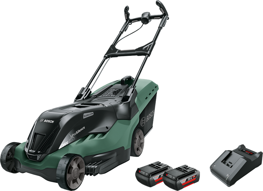 Bosch - Cordless lawnmower AdvancedRotak 36-660 (2x Battery & Charger Included)