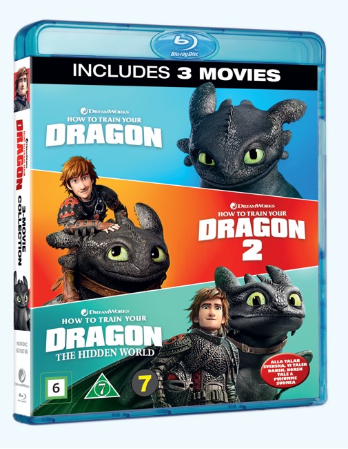 How To Train Your Dragon 1-3 Box