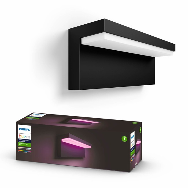 Philips Hue - Nyro Outdoor Wall Light - White & Colour Ambiance