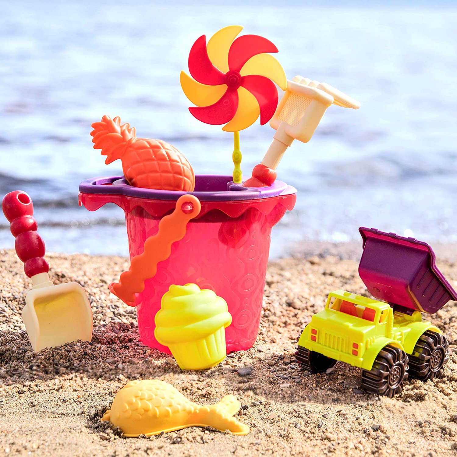 b toys beach bucket