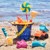 B. Toys - Sands Ahoy – Beach Playset - Medium Bucket Set, Navy (1330) thumbnail-4