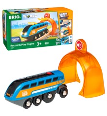 BRIO - Smart Tech Sound äänittävä juna ja tunnelit (33971)