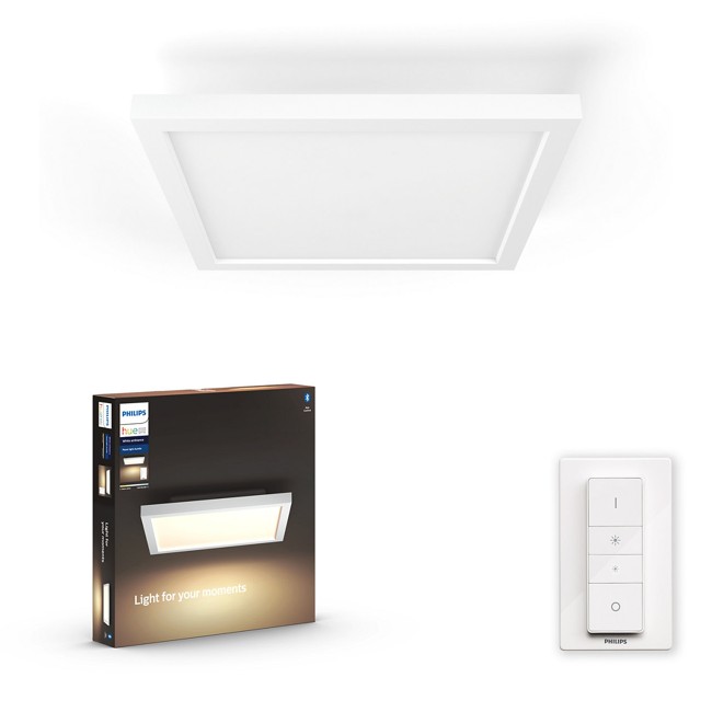 Philips Hue - Aurelle Hue Panel Ceiling Lamp - White Ambiance Bluetooth - E