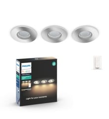 Philips Hue - Adore HUE recessed chrome 3x5W - White Ambiance