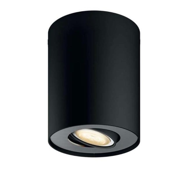 Philips Hue - Pillar Hue ext. spot single spot black 1 -White Ambiance Bluetooth