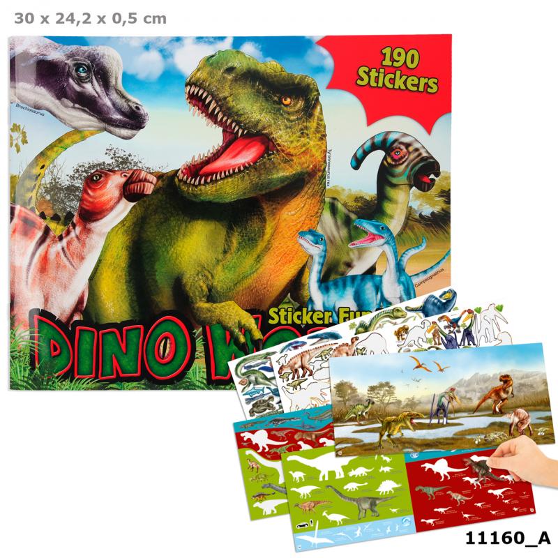 Billede af Create Your - Dino Stickerworld Klistermærkebog