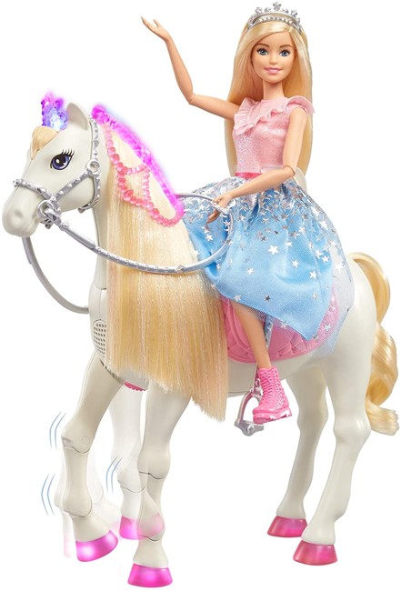Barbie - Princess Adventure - Moderne Prinsesse Prance & Shimmer Hest (GML79)