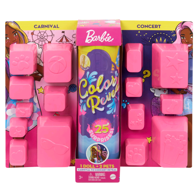 Barbie - Color Reveal Dukke (med 25 overraskelser)