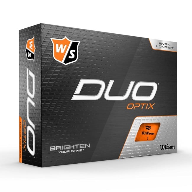 Wilson - Duo OPTIC Orange 12pack Golfbolde