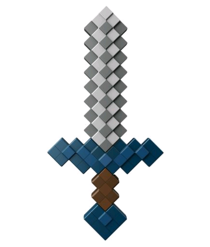 Minecraft - Sound Foam Battle Role Play - Core Diamond Sword (GNM45)