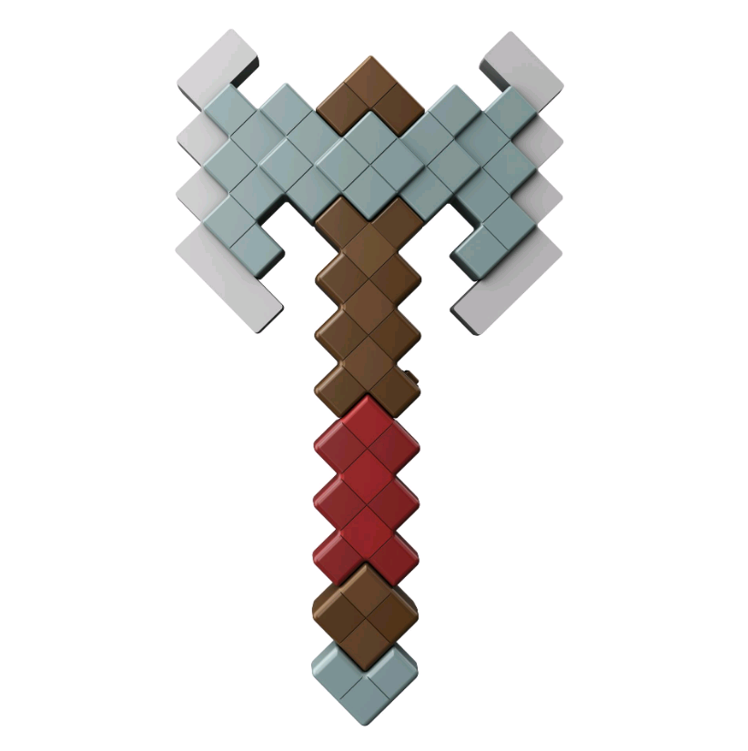 Minecraft - Sound Foam Battle Role Play - Dungeons Double Axe (GNM46)