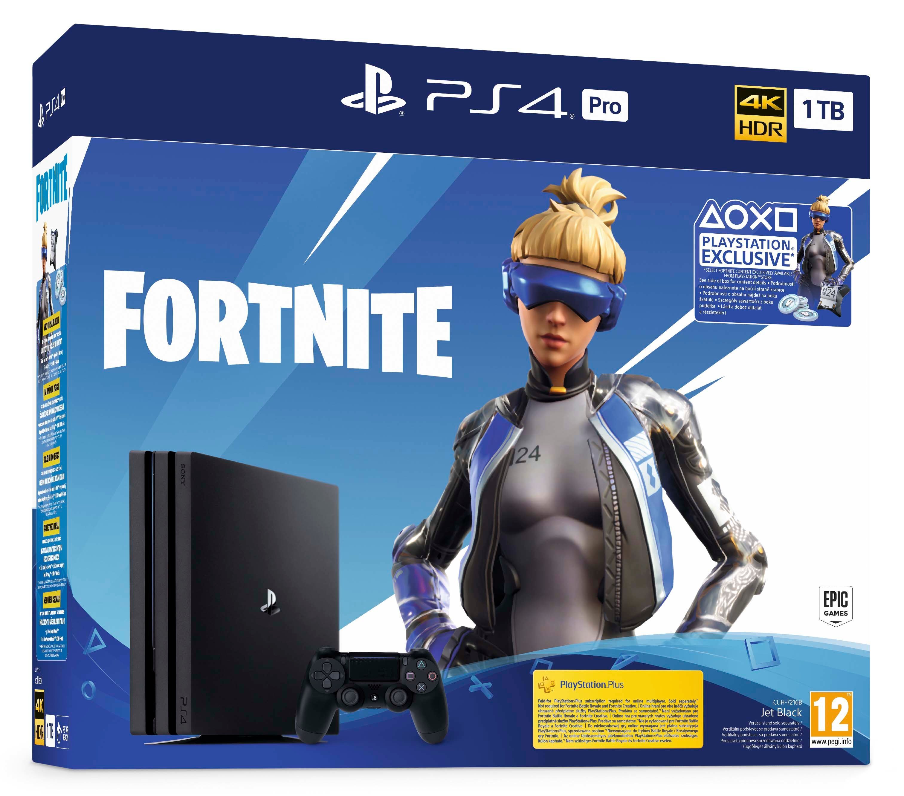 Kjop Playstation 4 Pro Console 1 Tb Fornite Code Expired Nordic