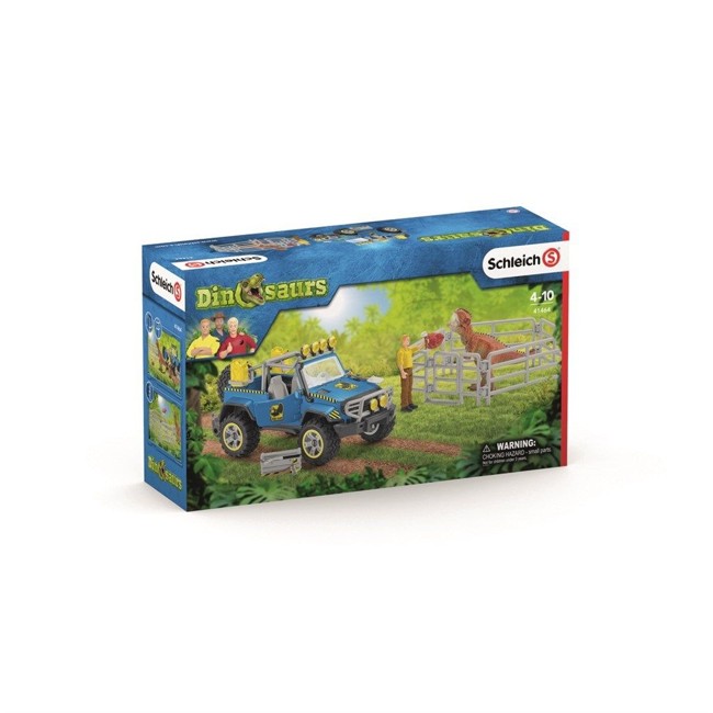 Schleich - Off-road vehicle with dino outpost (41464)