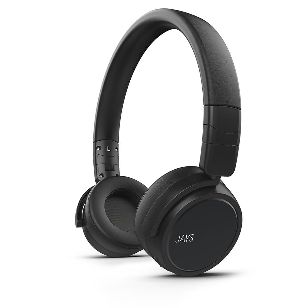 Jays - x-Five Wireless On-Ear Headphone - Black