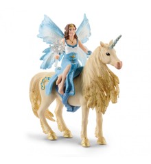 Schleich - Eyela riding on golden unicorn​ (42508)​