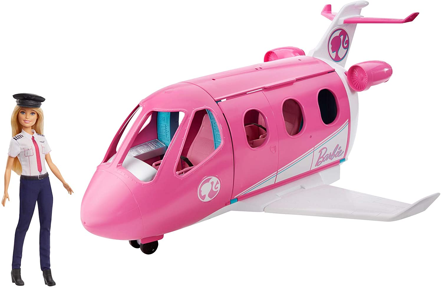 Barbie - Dream Plane with Pilot Doll (GJB33) - Leker
