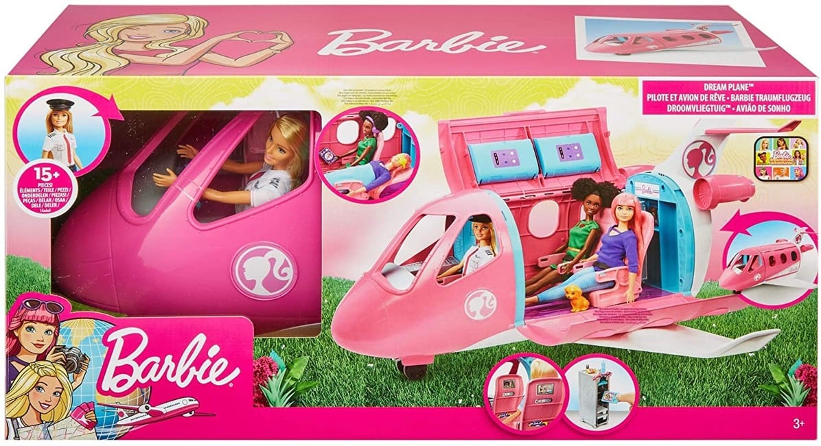 Barbie - Dream Plane with Pilot Doll (GJB33)