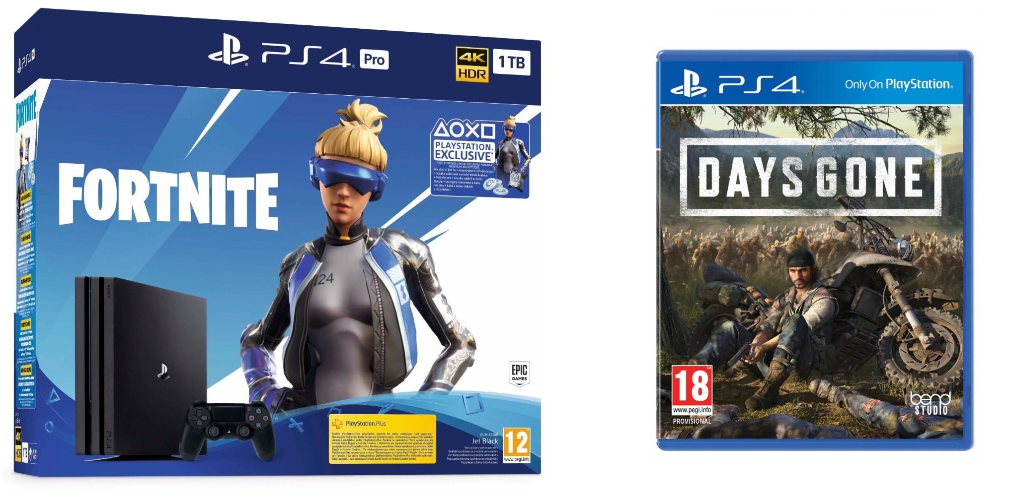 Minimer Quilt Bourgeon Køb Playstation 4 Pro Console - 1 TB (Fortnite Bundle) (Nordic) + Days Gone  (Fornite Code Expired) (Nordic)