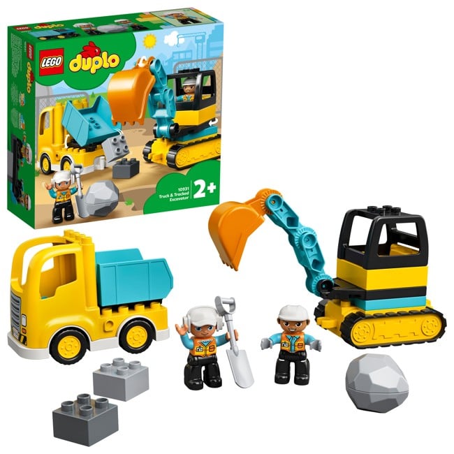 LEGO Duplo - Lastbil og gravemaskine på larvefødder (10931)