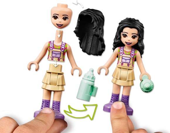 lego friends with elephant