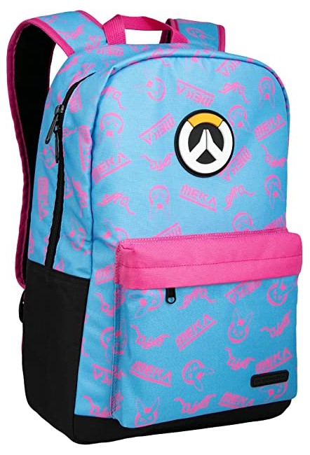 Overwatch D.VA Splash Backpack Blue/Pink