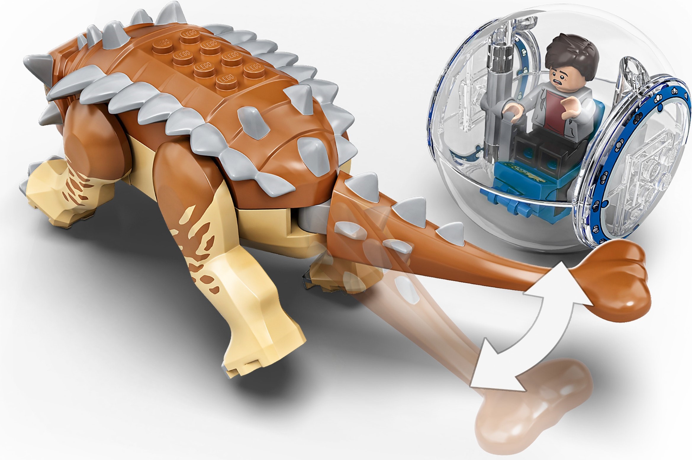 lego jurassic world ankylosaurus