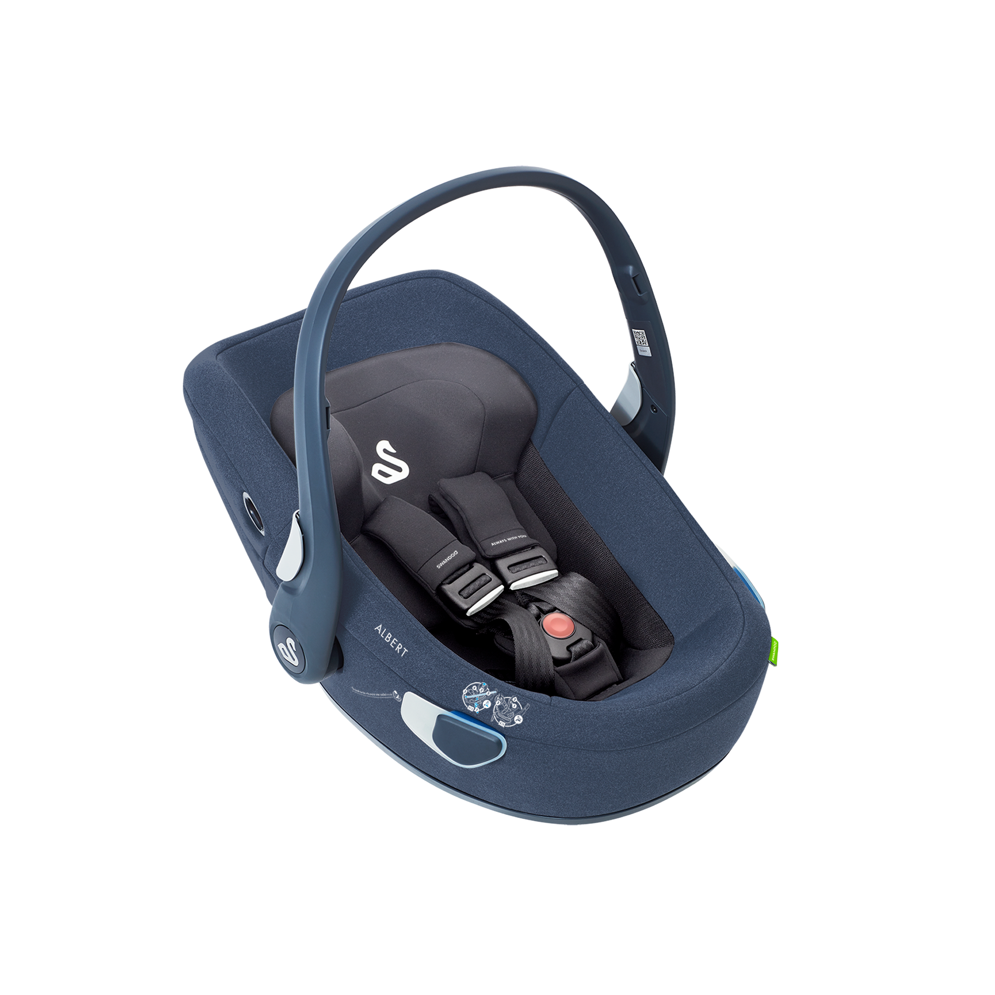 Swandoo - Baby Car Seat Albert I-Size - Blueberry