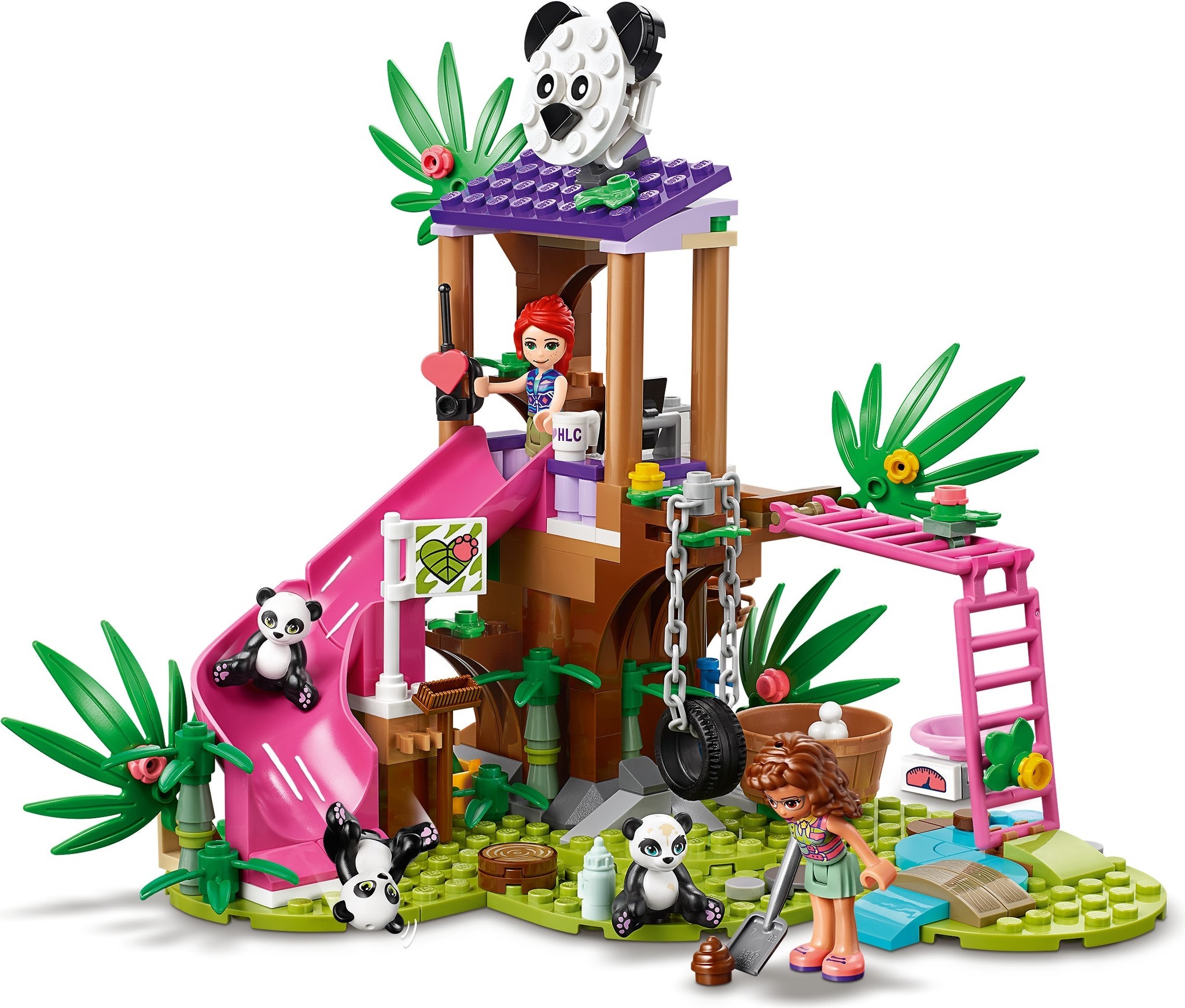 friends panda jungle tree house