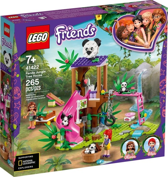 41422 panda jungle tree house