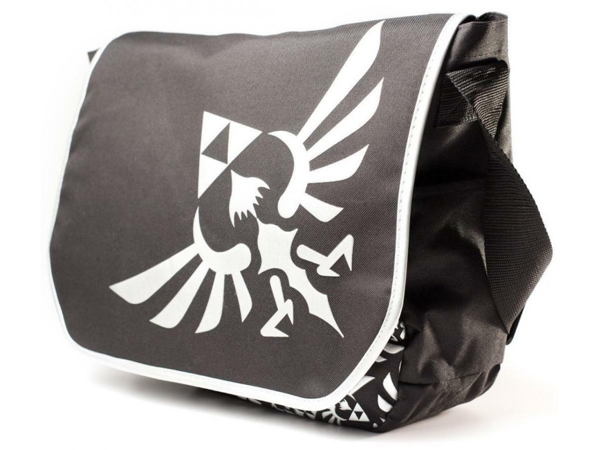Zelda - Messenger Bag Silver Logo 15” laptop