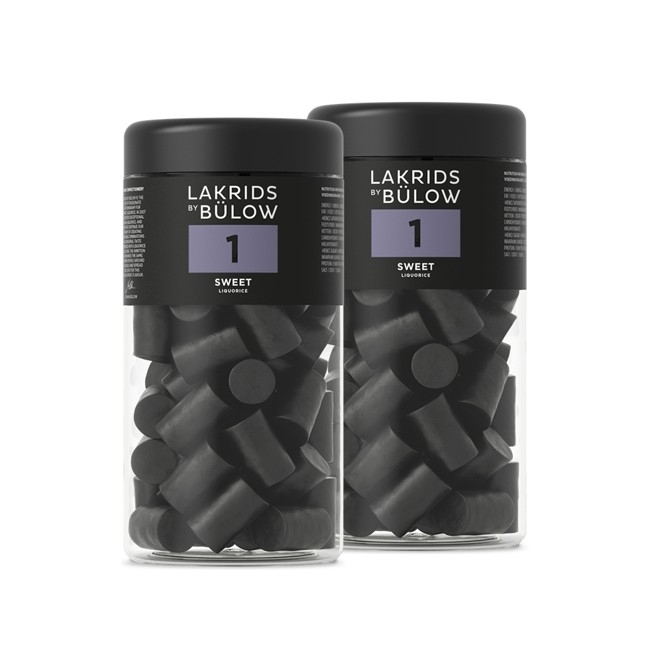 Lakrids By Bülow - 2 x Regular NO.1 Sweet Lakrids 360 g