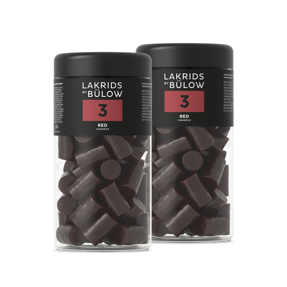 Lakrids By Bülow - 2 x Regular NO.1 Red Liquorice 360 g
