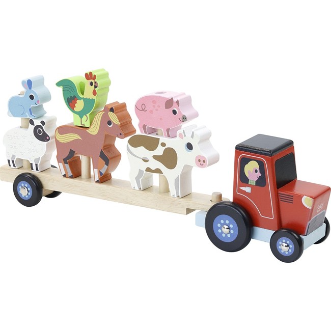 Vilac - Traktor och släpvagn med stabila djur (7602)