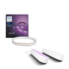 Philips Hue - Play Light Bar 2-pack Vit & LightStrip Plus 2m - Paket