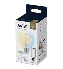 WiZ - A60 Clear Lamp E27 Instelbaar Wit - Slim Thuis