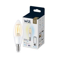 WiZ - C35 Klare Kerze E14 Farbtemperatur einstellbar - Smart Home